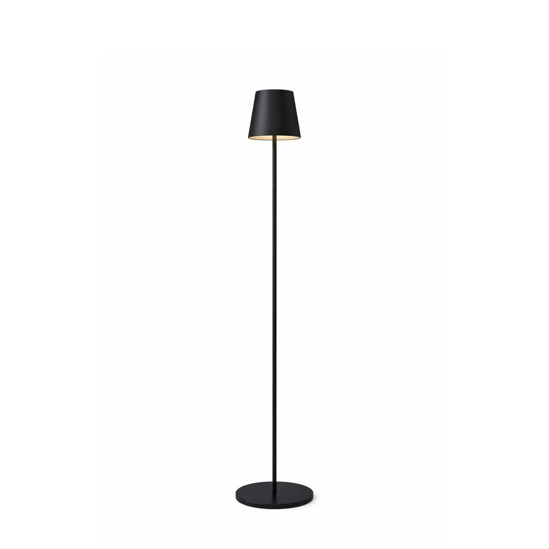 Livarno Home Cordless LED Floor Lamp - Touch Dimmer 130cm Black - Yalla Mart