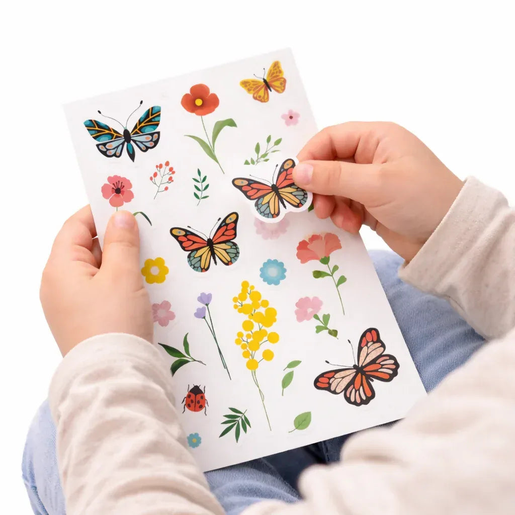 Decorative Butterfly Sticker Sheet for Kids & Crafts - Yalla Mart