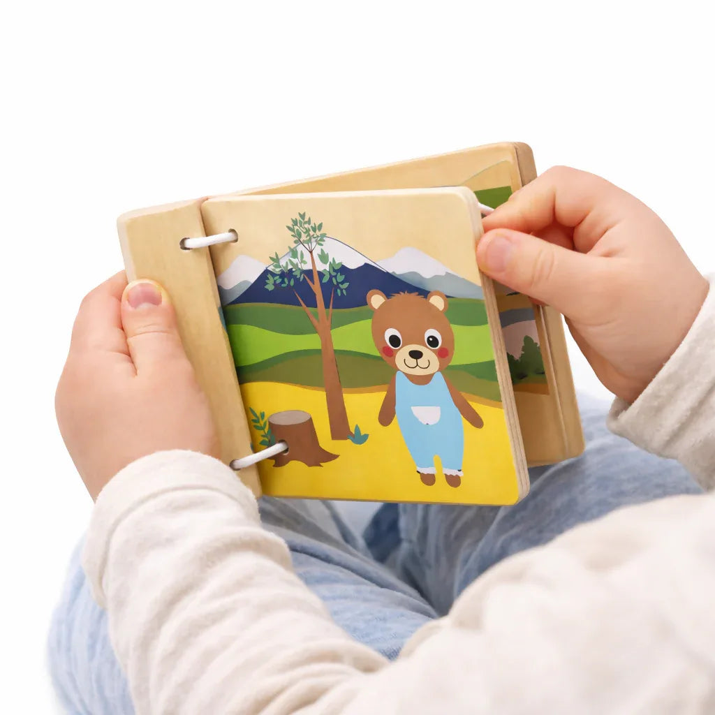 Wooden Children's Activity Book by Lupilu - Yalla Mart