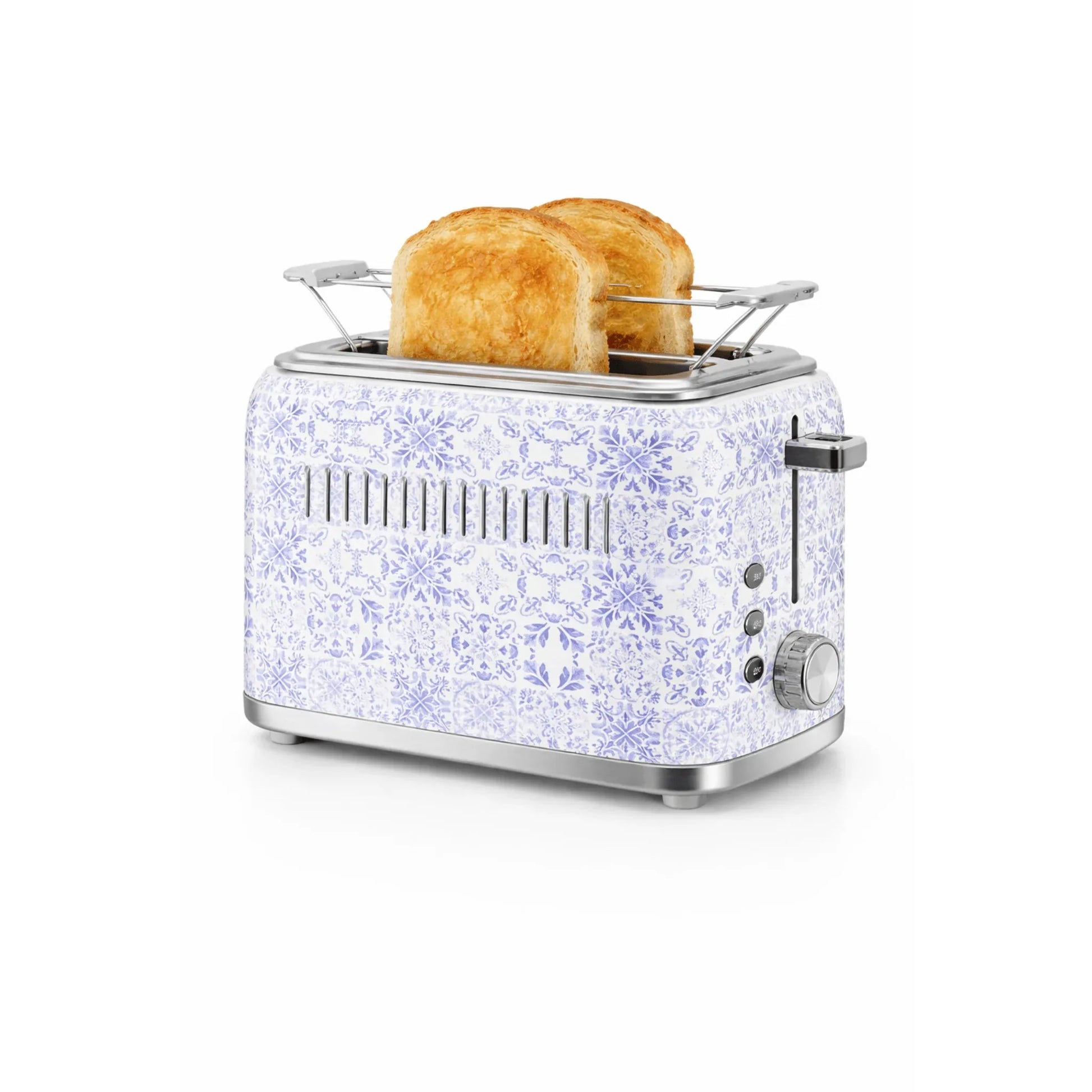 SilverCrest 2-Slice Toaster – Patterned Design - Yalla Mart
