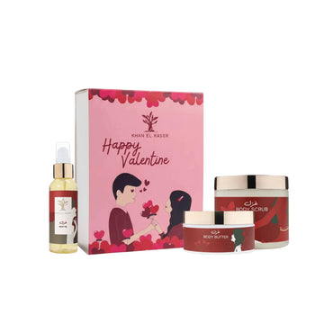 Ghazal Collection Bundle - 3-Step Body Care Ritual Set - Yalla Mart