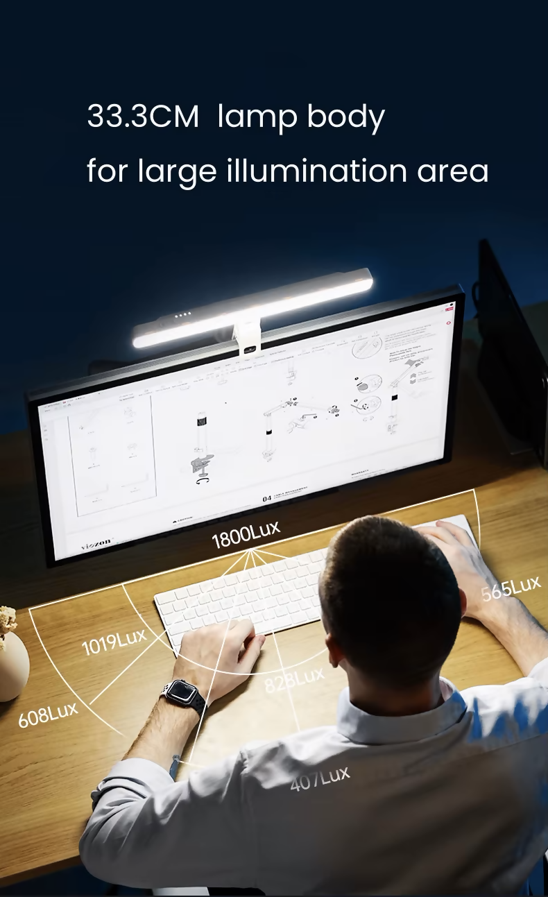 Rechargeable Attachable Lamp with Touch Dimmer