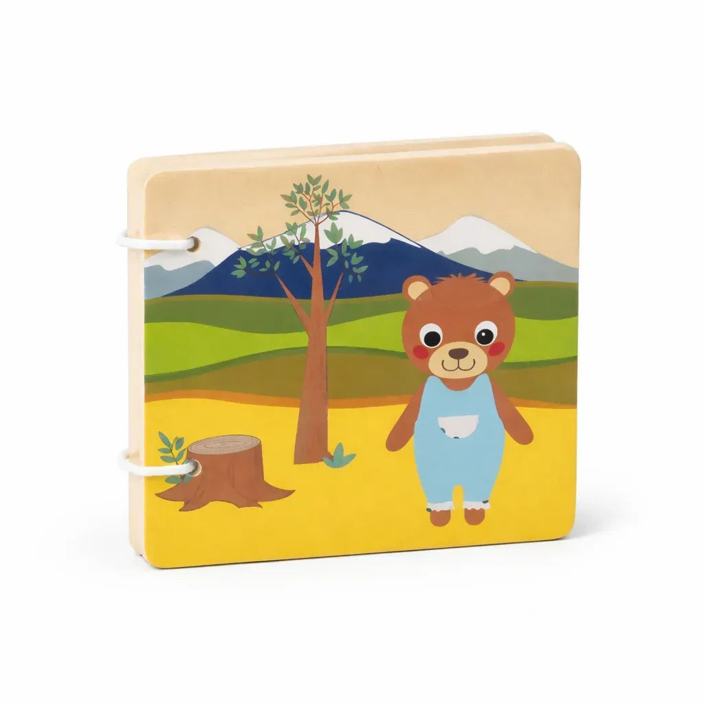 Wooden Children's Activity Book by Lupilu - Yalla Mart
