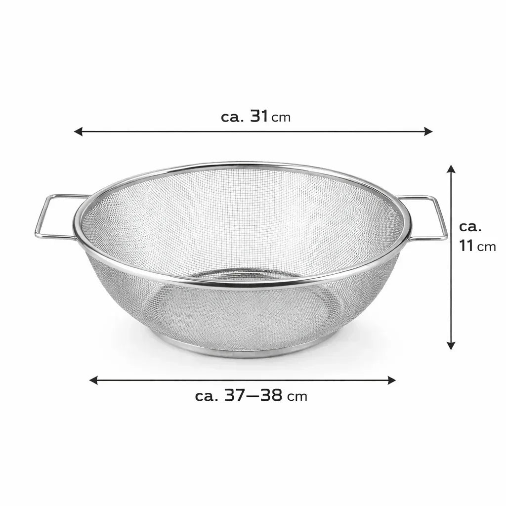 Stainless Steel Kitchen Strainer with Handles – SilverCrest - Yalla Mart