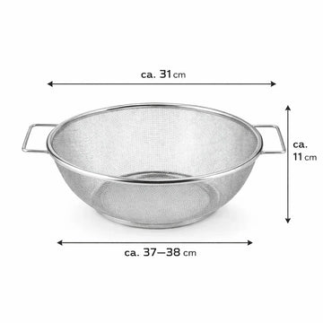 Stainless Steel Kitchen Strainer with Handles – SilverCrest - Yalla Mart