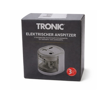 Tronic Electric Pencil Sharpener – Dual Blades, Standard & Jumbo Pencils