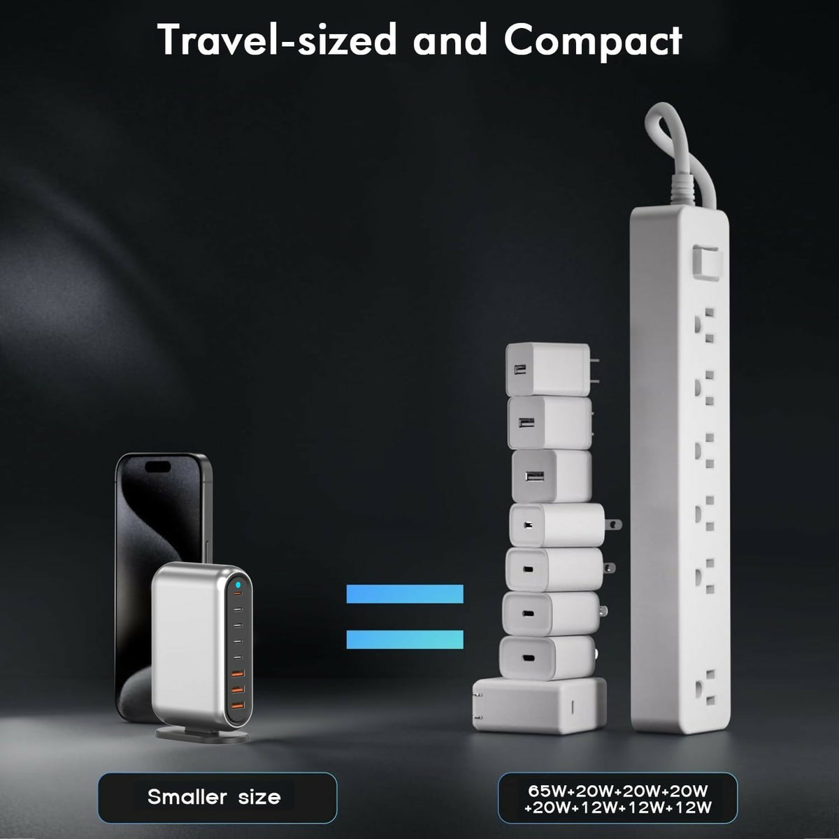 8-Port USB-C & USB-A Charging Station