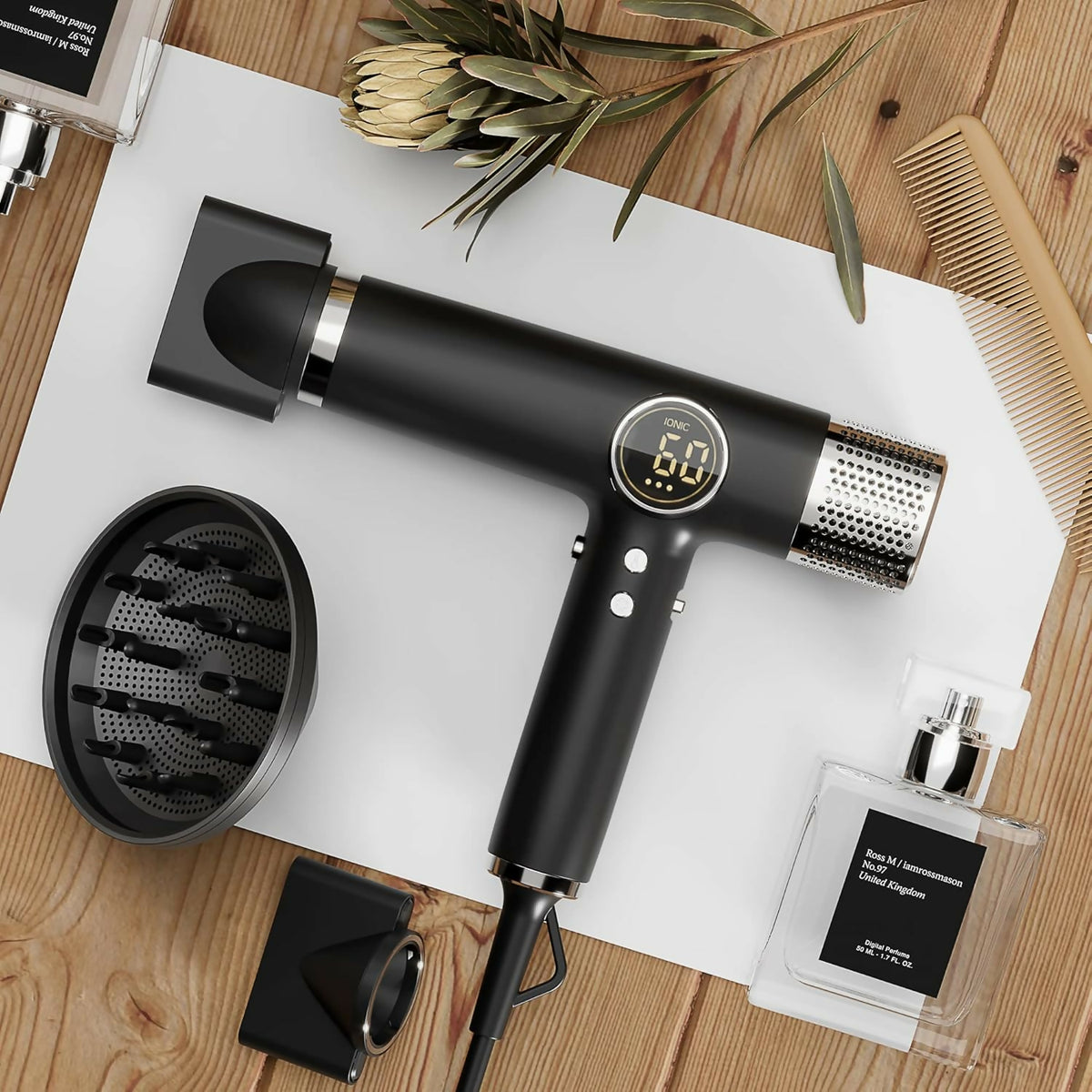 Onilis Hair Styler with 5 Magnetic Attachments
