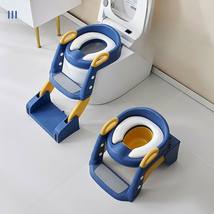 3-in-1 Toddler Potty Training Seat with Ladder & Basin