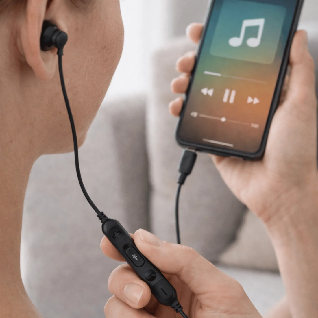 USB-C In-Ear Headphones with Microphone – Calm Series - Yalla Mart