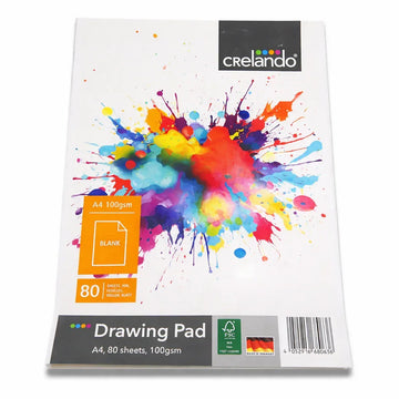 A4 Drawing Pad – 80 Sheets (100 gsm) - Yalla Mart