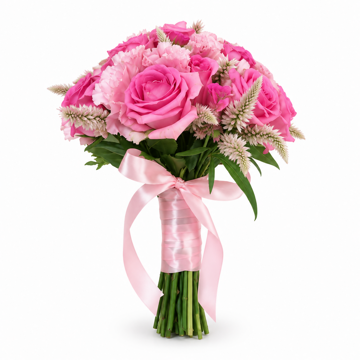 Elegant Pink Wedding & Engagement Bouquet