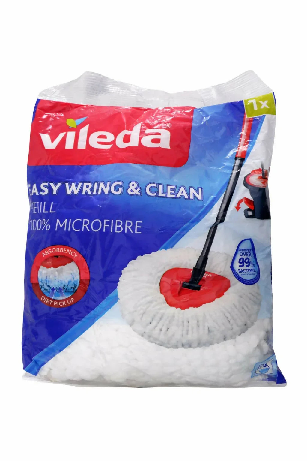 Vileda Easy Wring & Clean Mop Refill – 100% Microfibre