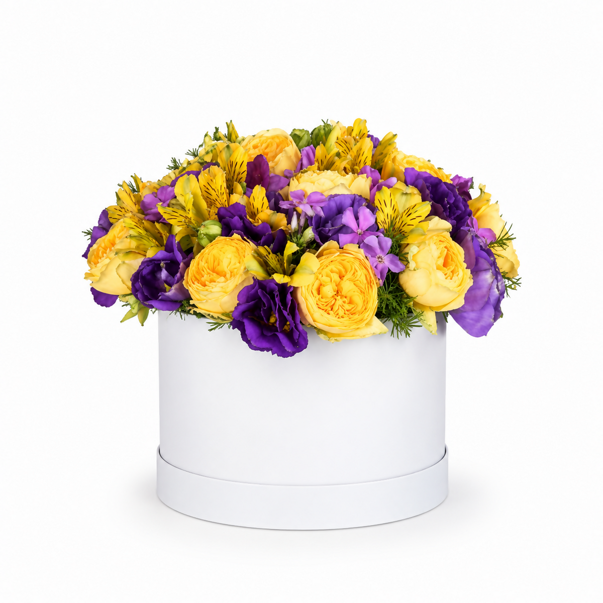Golden Violet Bloom Box