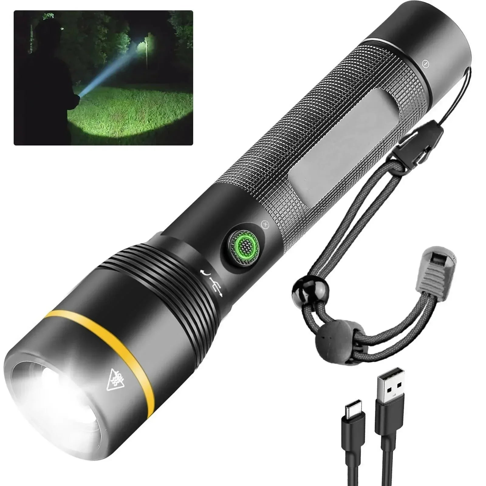 Aluminum Flash Light - Yalla Mart