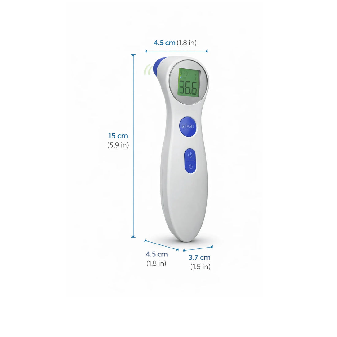 Infrared Forehead Thermometer – Non-Contact (Model DET-306) - Yalla Mart
