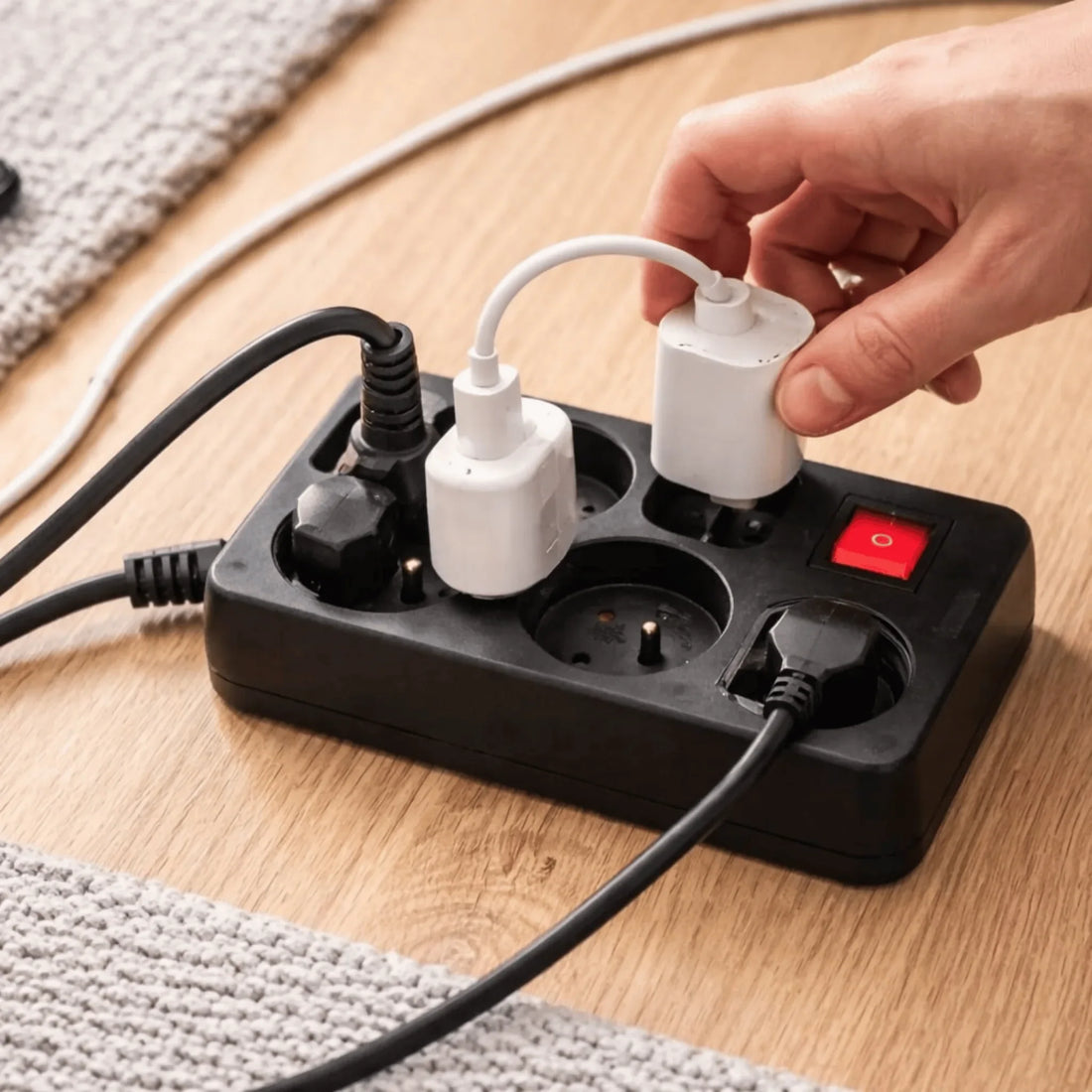 Tronic Power Extension Block - Multi-Socket with Safety Switch - Yalla Mart