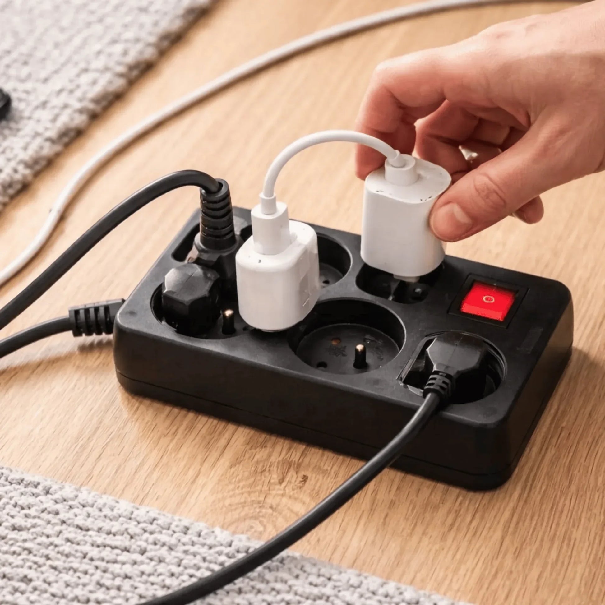 Tronic Power Extension Block - Multi-Socket with Safety Switch - Yalla Mart