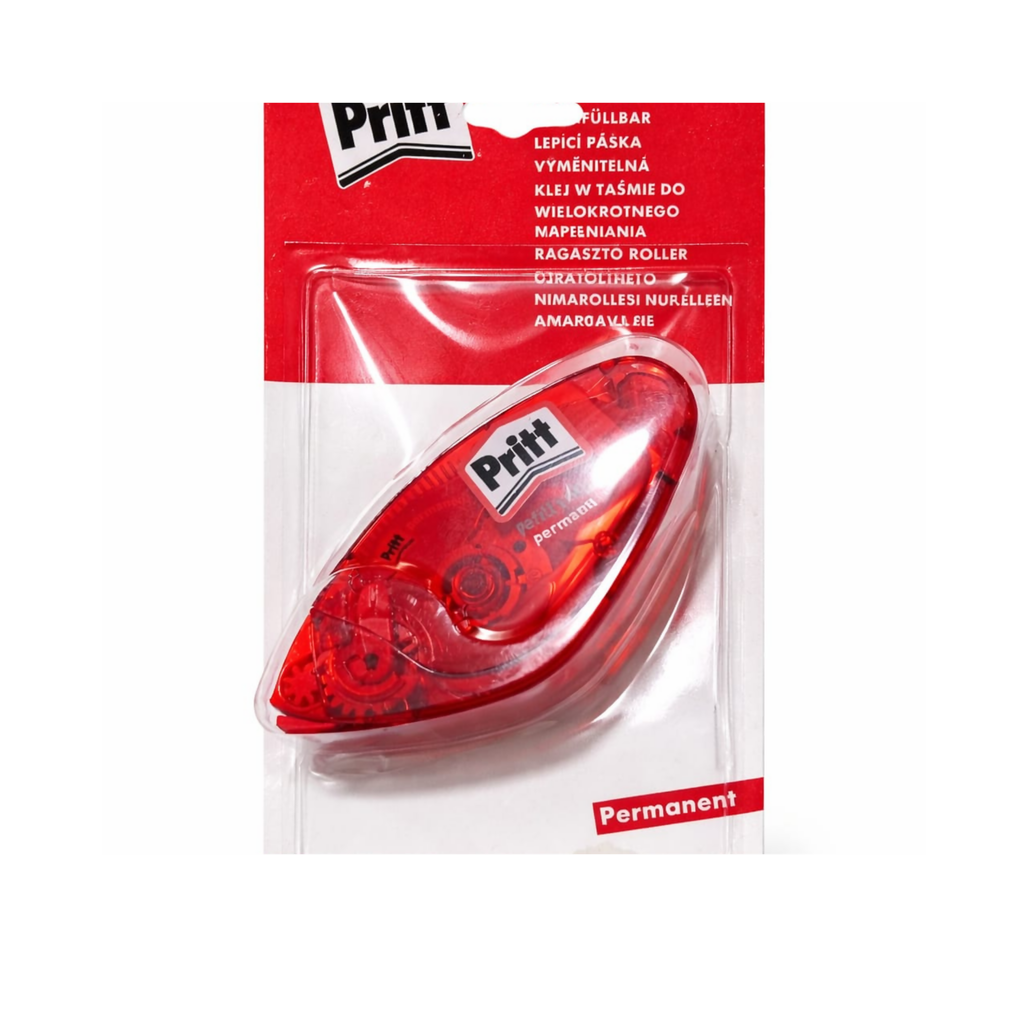 Pritt Permanent Glue Roller – Instant Bond, Refillable & Mess-Free