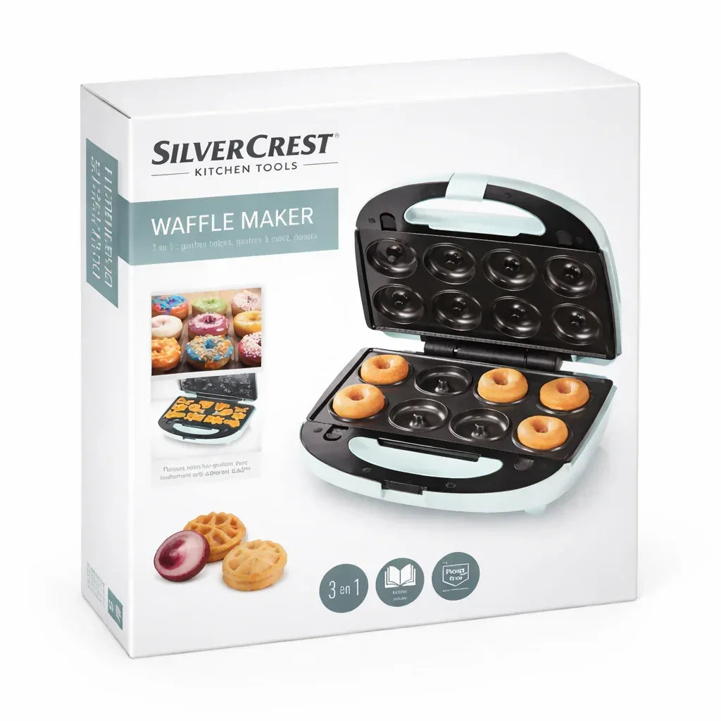 3-in-1 Waffle Maker – SilverCrest (750W) - Yalla Mart