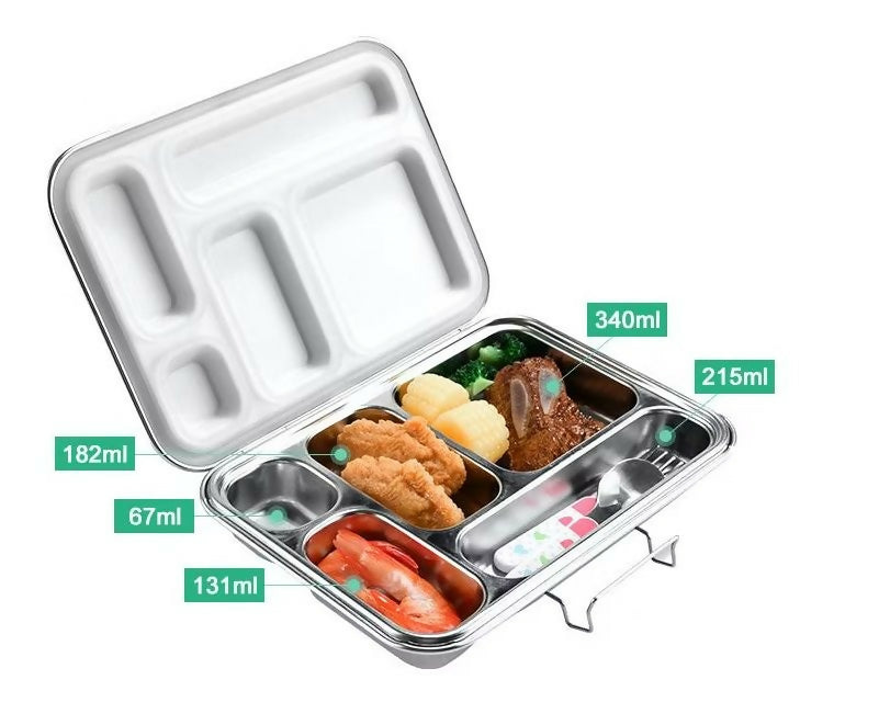 Stainless Steel Lunch Box, 900 ml