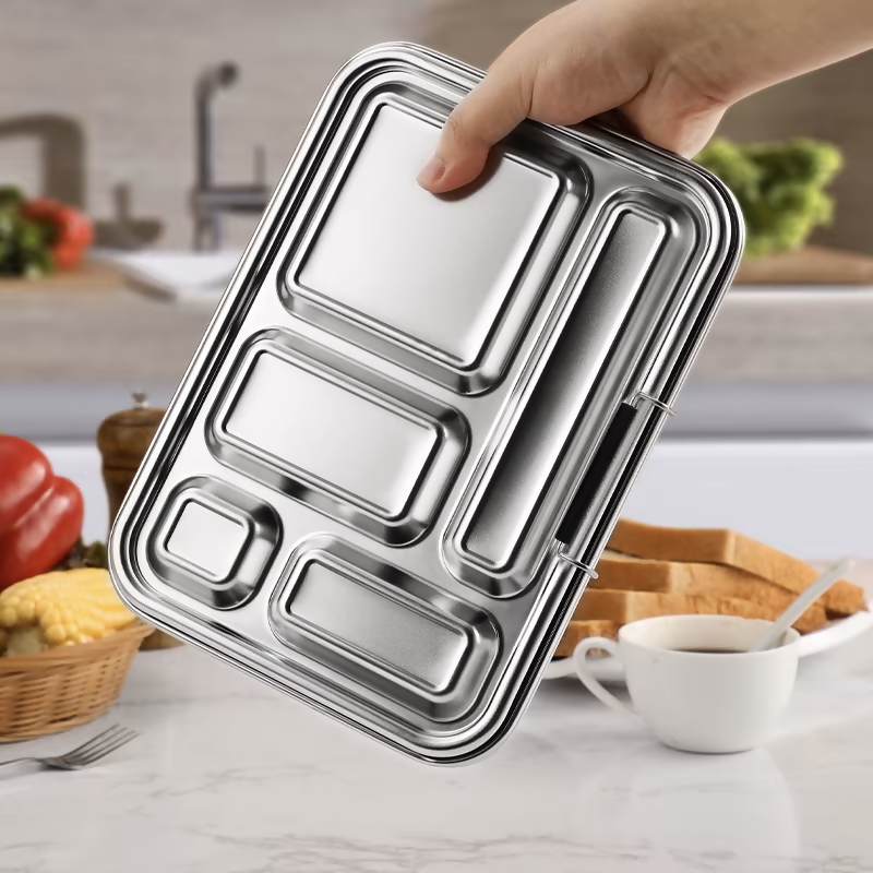 Stainless Steel Lunch Box, 900 ml