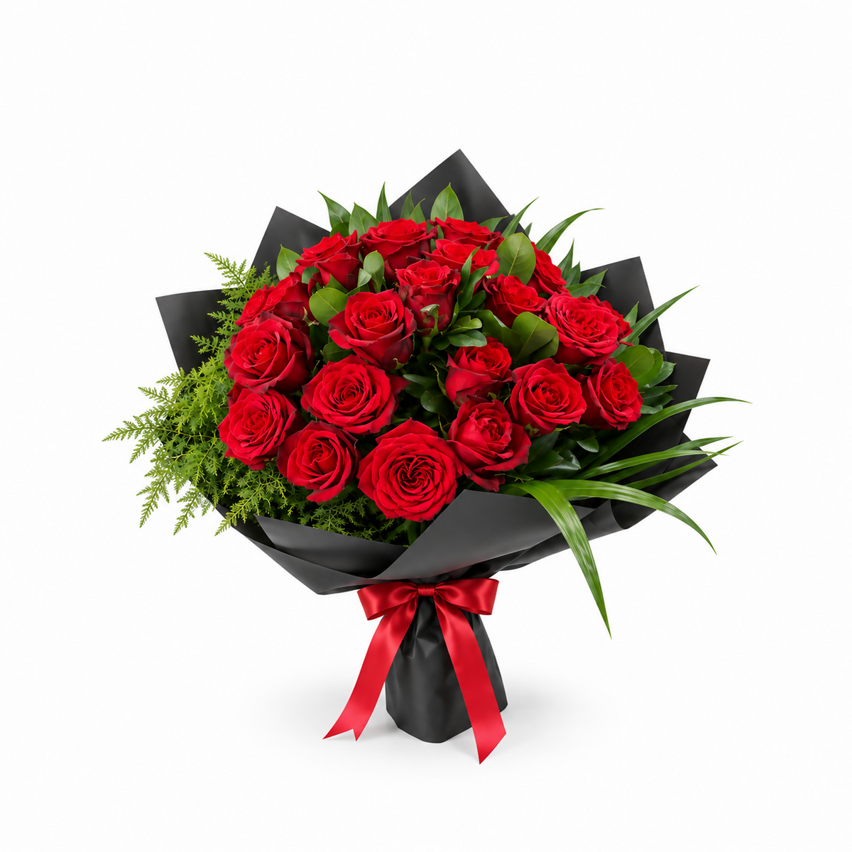 Midnight Romance Red Rose Gift Bouquet