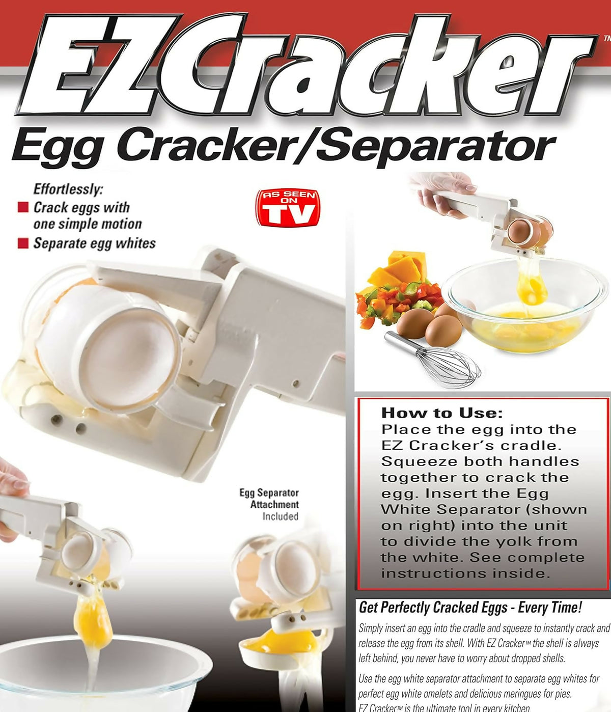Handheld Egg Cracker