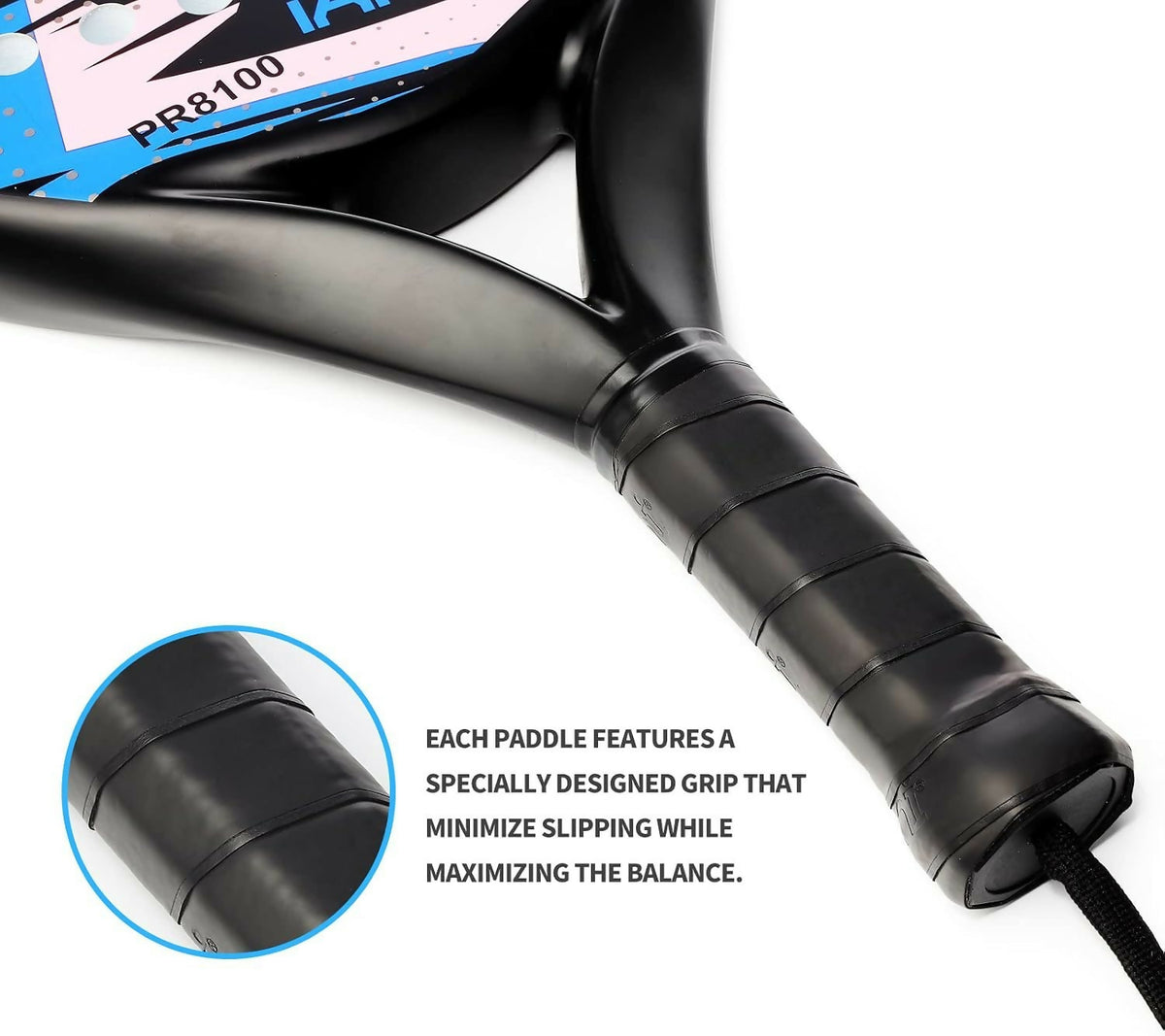 IANONI PR8100 Carbon Fiber Padel Racket