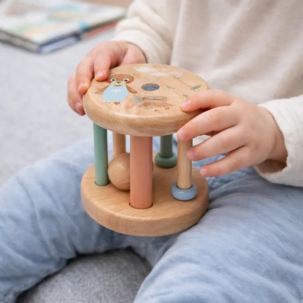 Wooden Baby Activity Toy - Yalla Mart