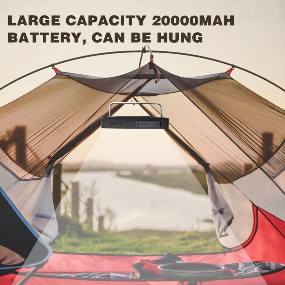 Rechargeable Camping Lantern & Power Bank, 20,000 mAh