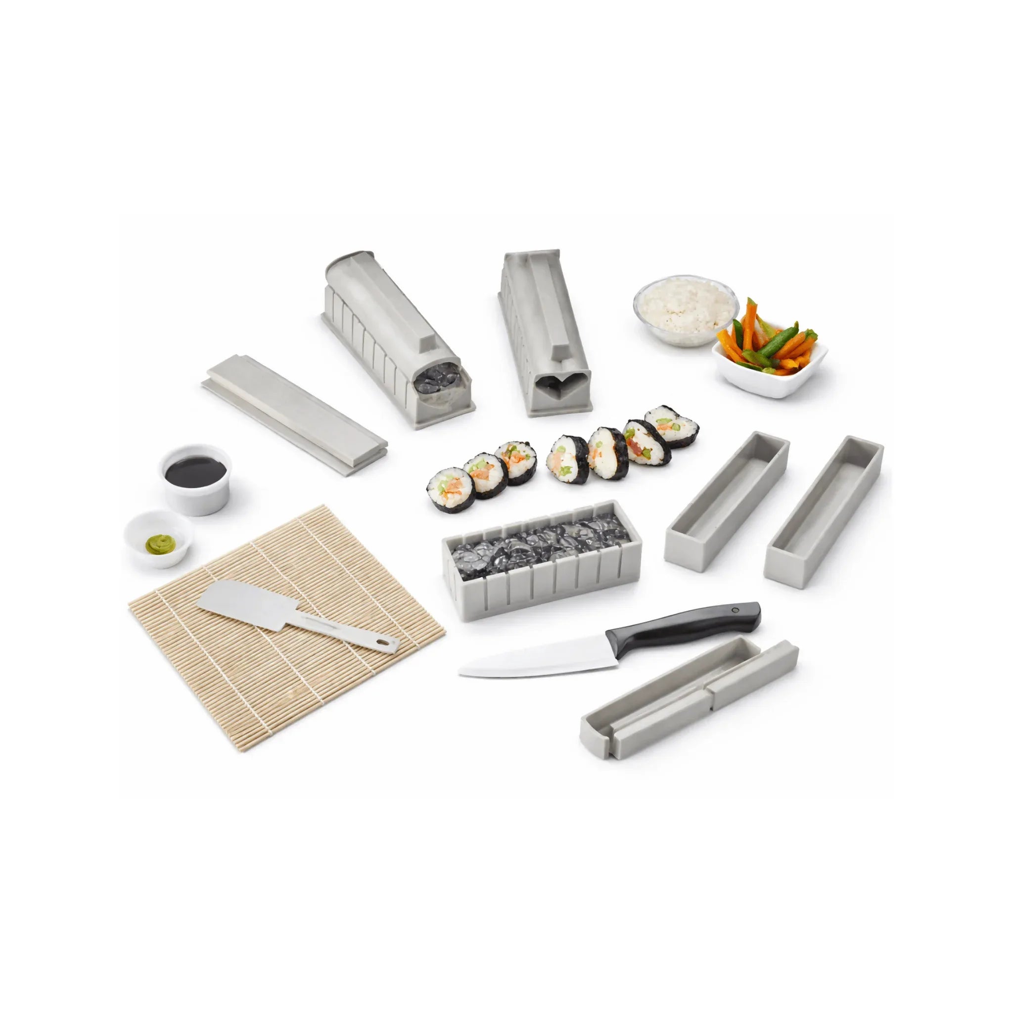 LIVARNO Home Sushi Preparation Set 13-Piece - Complete Sushi Making Kit - Yalla Mart