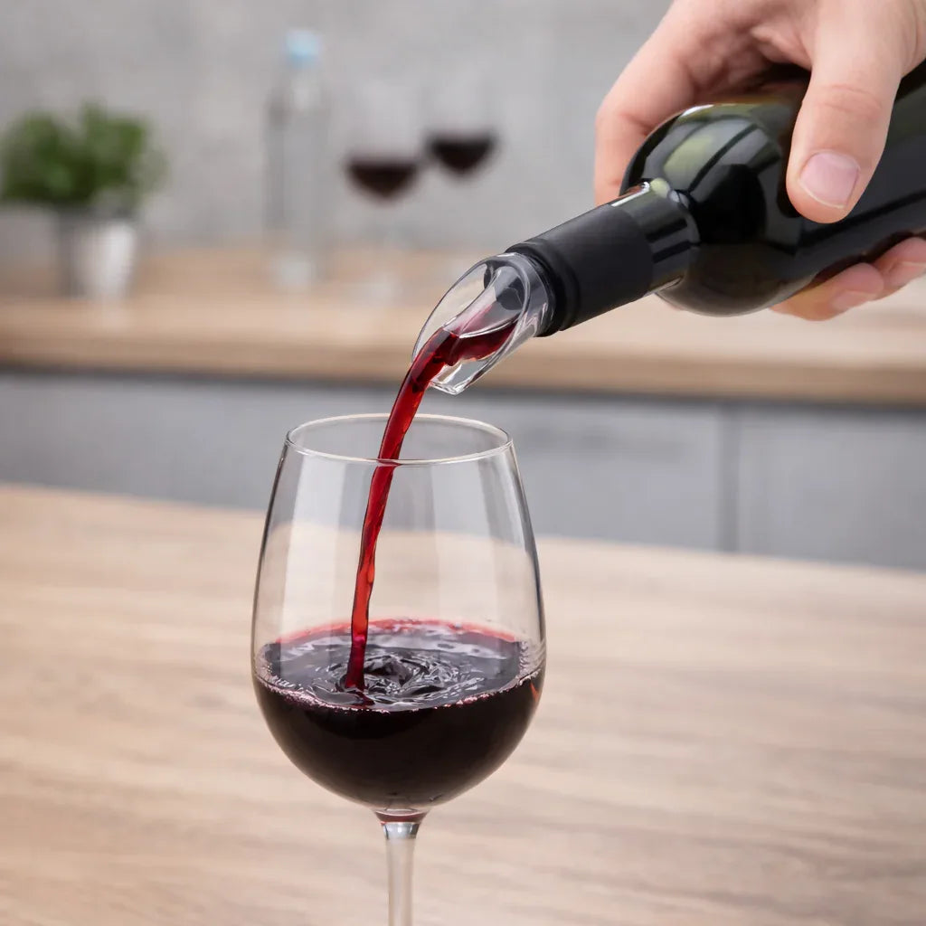 LIVARNO Home Wine Pourer Set 2-Piece - Drip-Free Spout for Smooth Pouring - Yalla Mart
