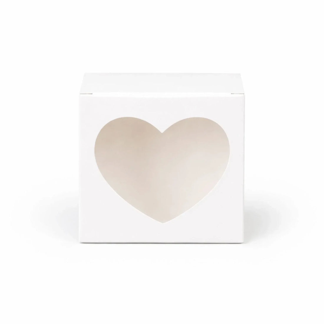 Heart Window Gift Boxes - Romantic Carton Boxes with Clear Heart Panel - Yalla Mart
