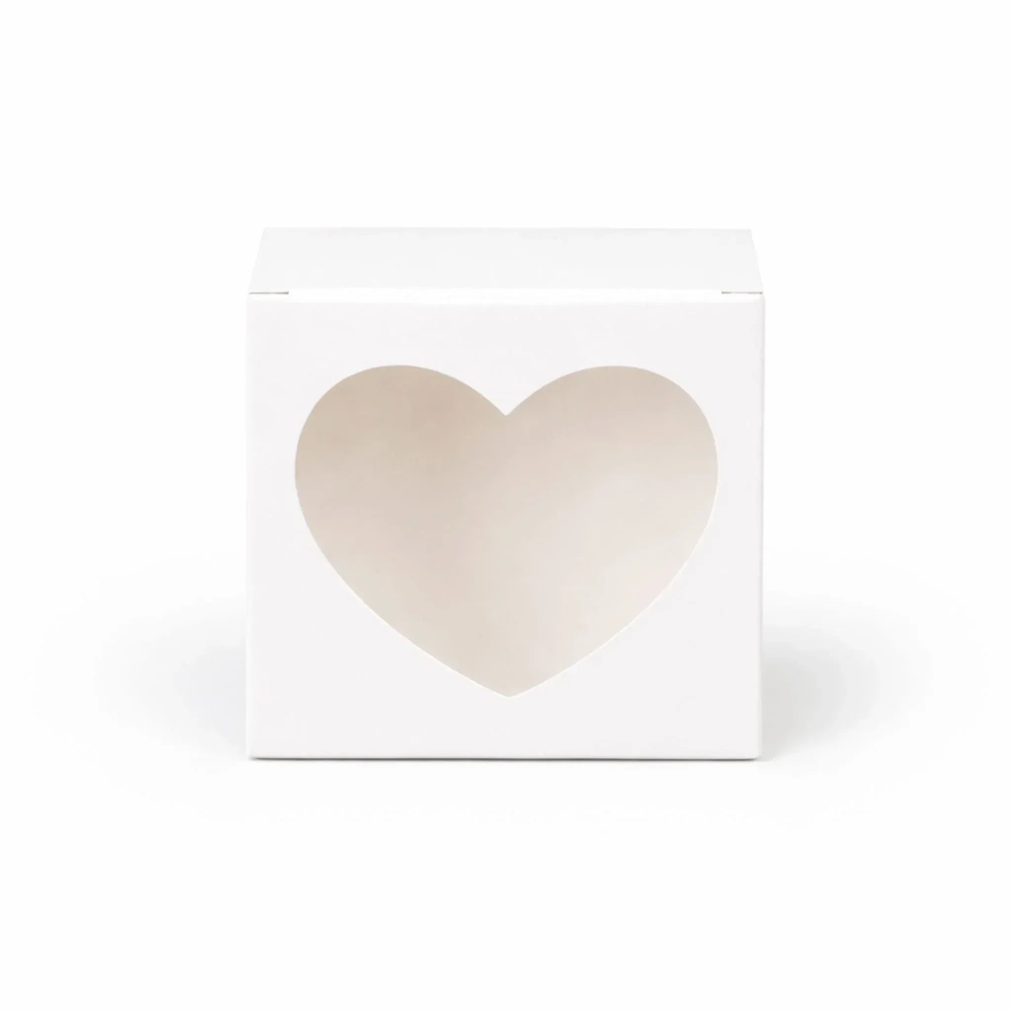 Heart Window Gift Boxes - Romantic Carton Boxes with Clear Heart Panel - Yalla Mart