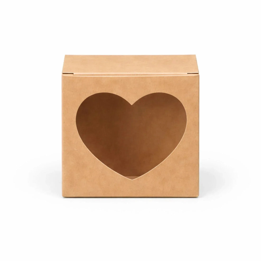 Heart Window Gift Boxes - Romantic Carton Boxes with Clear Heart Panel - Yalla Mart