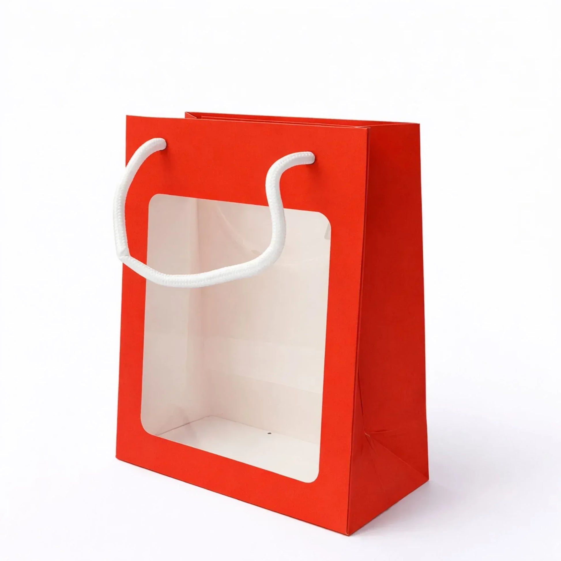Carton Bag + PVC - Gift Bag with Large Clear Window - Yalla Mart