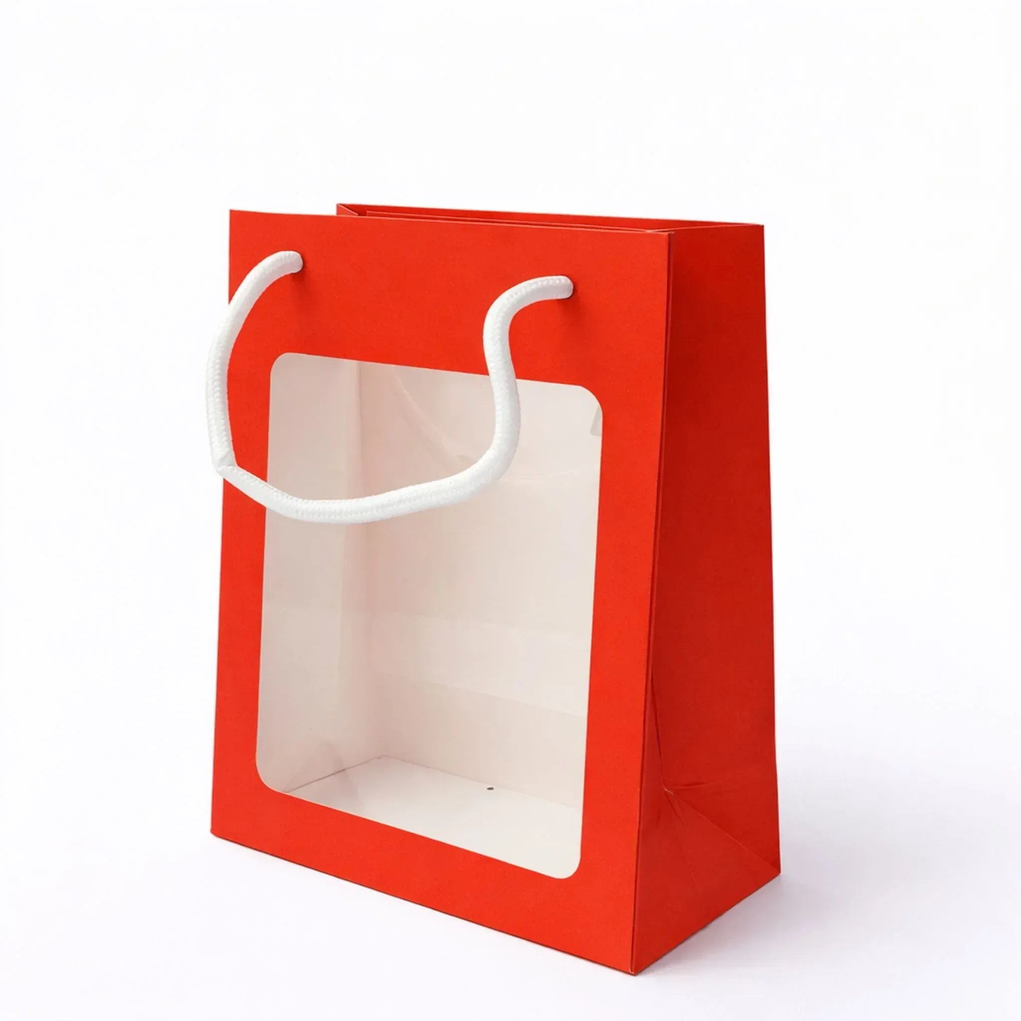 Carton Bag + PVC - Gift Bag with Large Clear Window - Yalla Mart