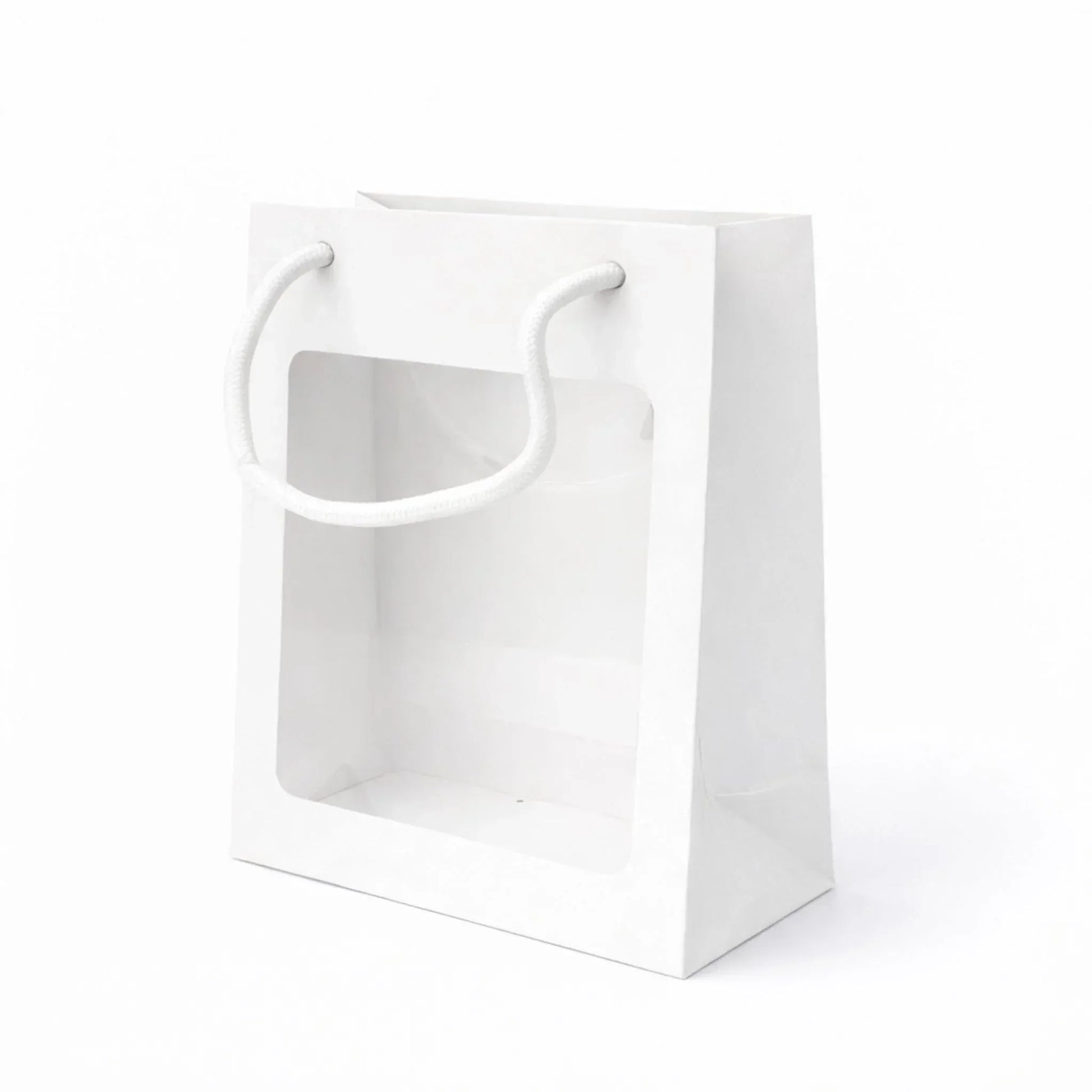 Carton Bag + PVC - Gift Bag with Large Clear Window - Yalla Mart