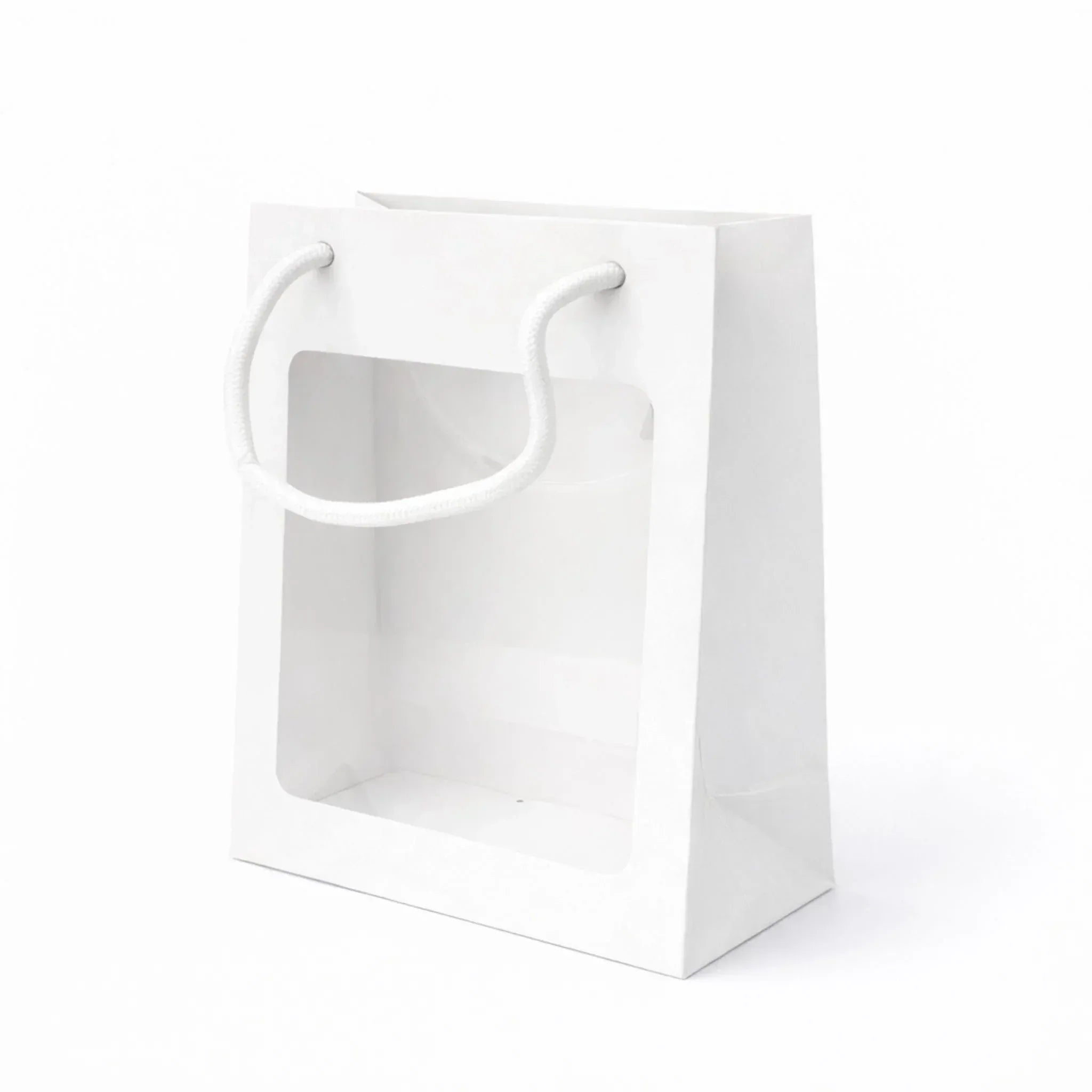 Carton Bag + PVC - Gift Bag with Large Clear Window - Yalla Mart