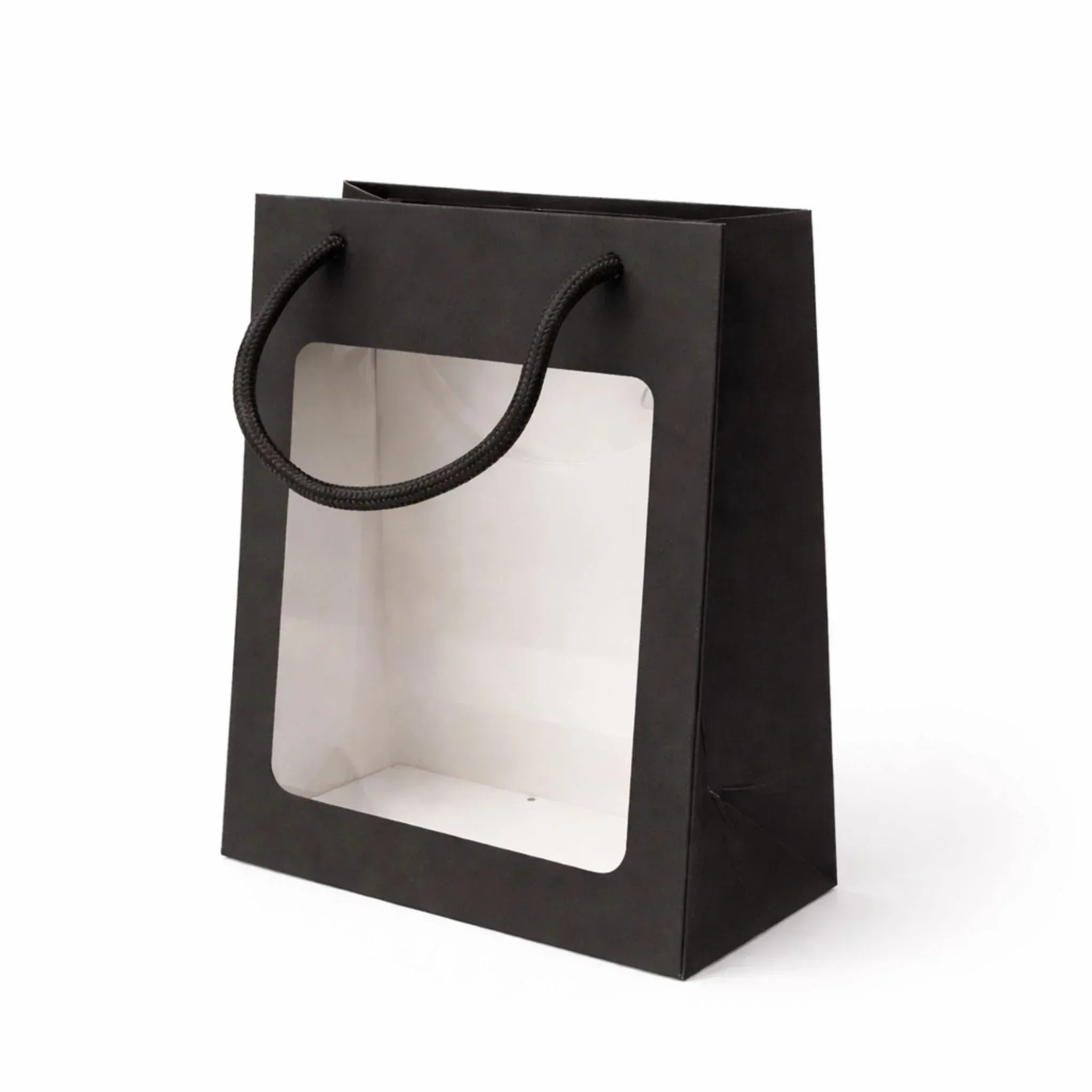Carton Bag + PVC - Gift Bag with Large Clear Window - Yalla Mart