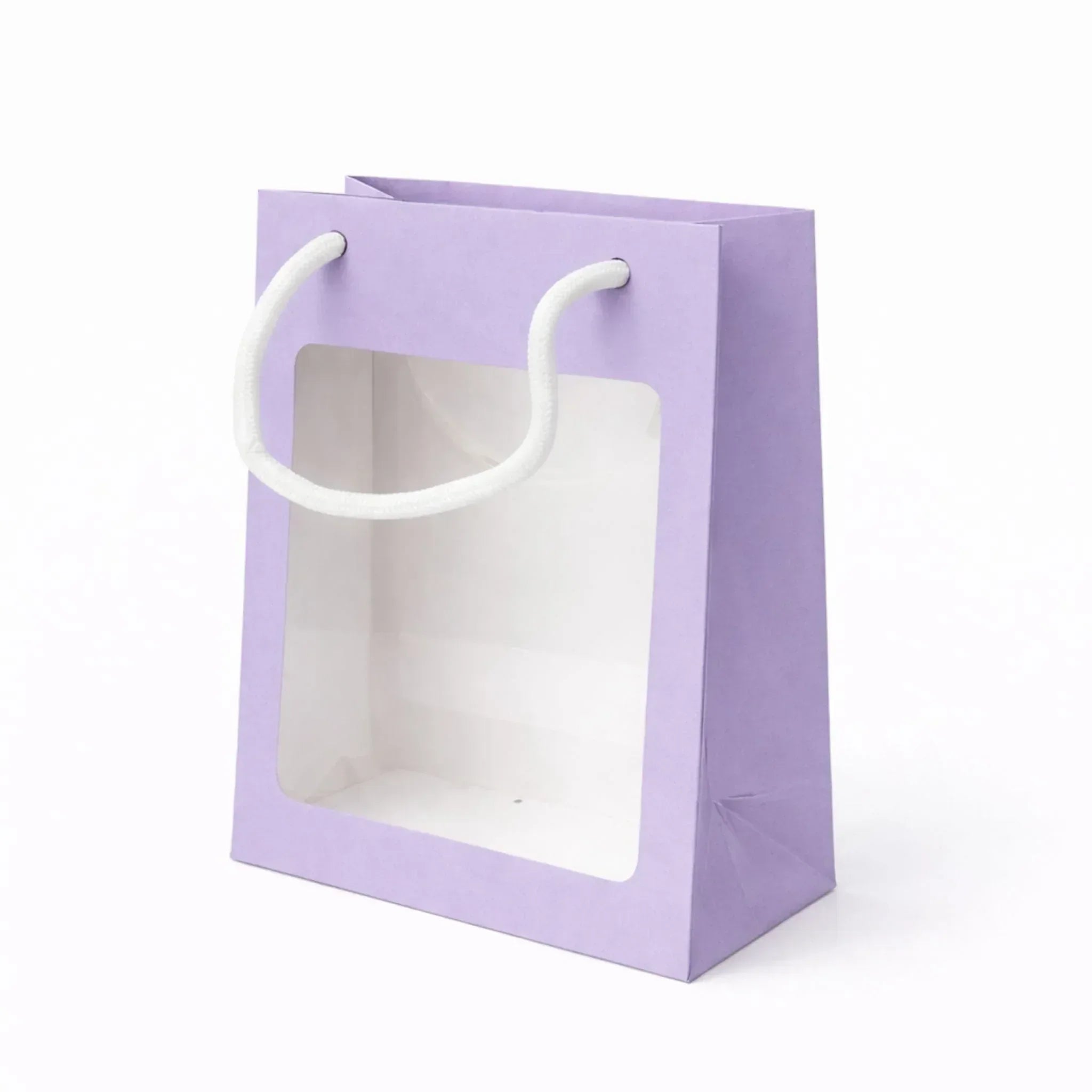 Carton Bag + PVC - Gift Bag with Large Clear Window - Yalla Mart
