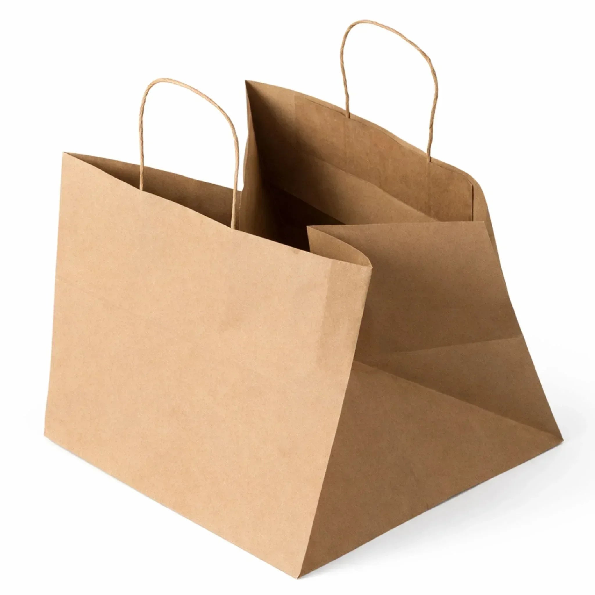 Paper Bag Tray - Shopping Bags with Twisted Handles - Yalla Mart