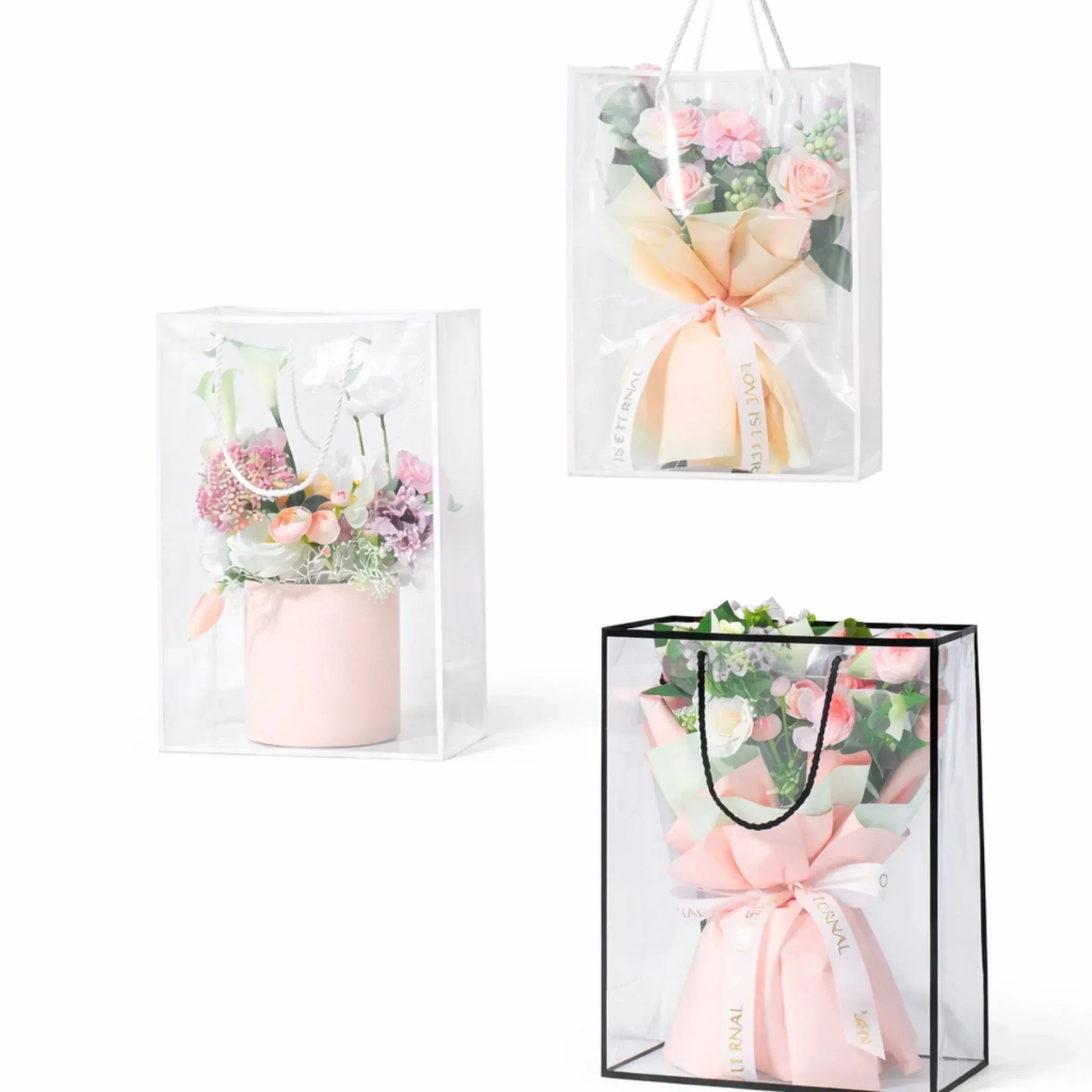 Transparent Hand Bag Rectangle - Yalla Mart
