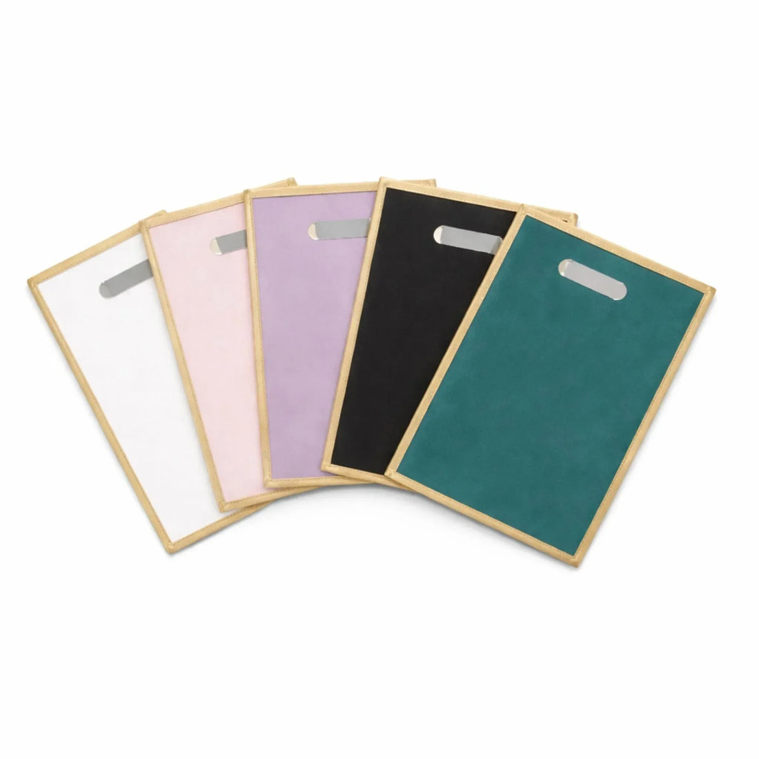 Nylon Bag Mixed Color - Elegant Gift Bags with Gold Trim & Cutout Handles - Yalla Mart