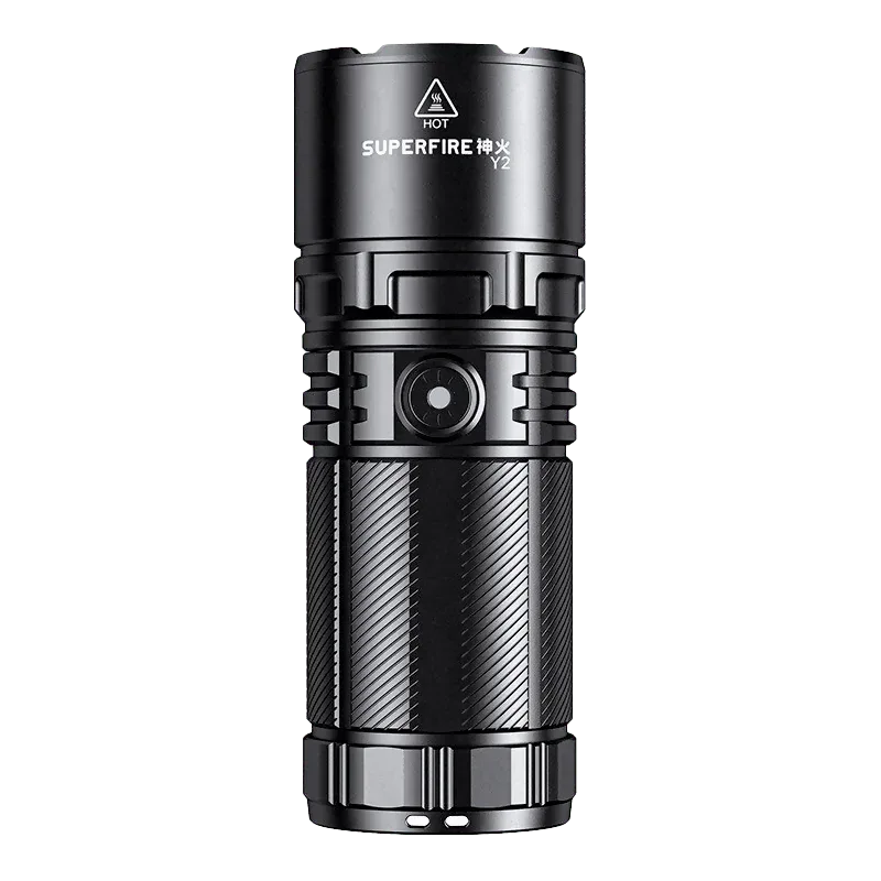 SF Y5S Tactical Flashlight 800m - 1200 Lumens, 20W Rechargeable LED - Yalla Mart