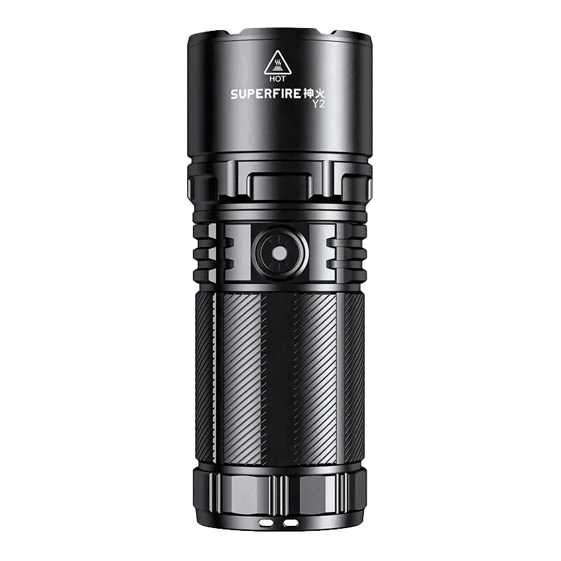 SF Y5S Tactical Flashlight 800m - 1200 Lumens, 20W Rechargeable LED - Yalla Mart