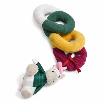 Soft Baby Activity Chain – Fabric Rings with Plush Toy - Yalla Mart