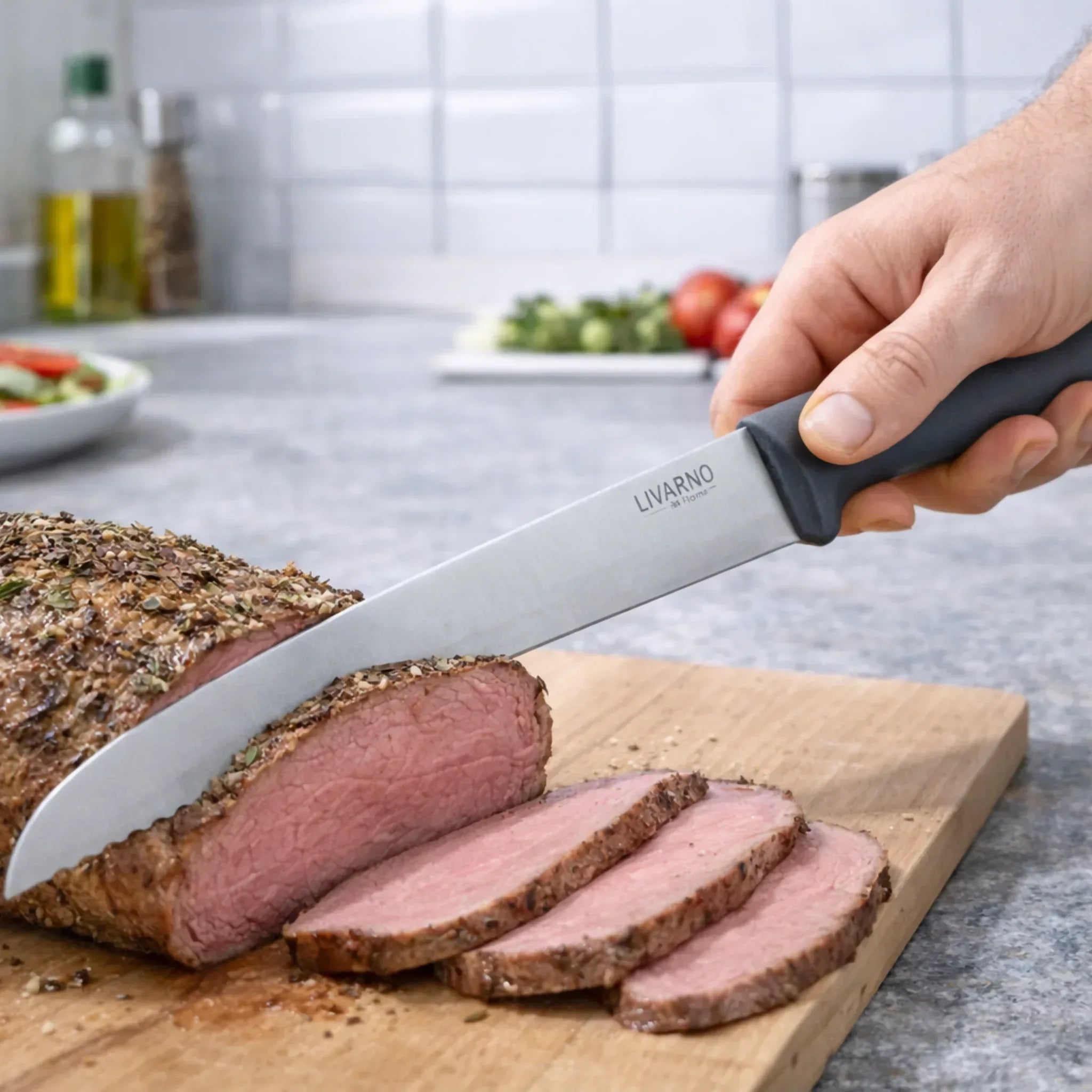 LIVARNO Home Basic Slicing Knife - Yalla Mart