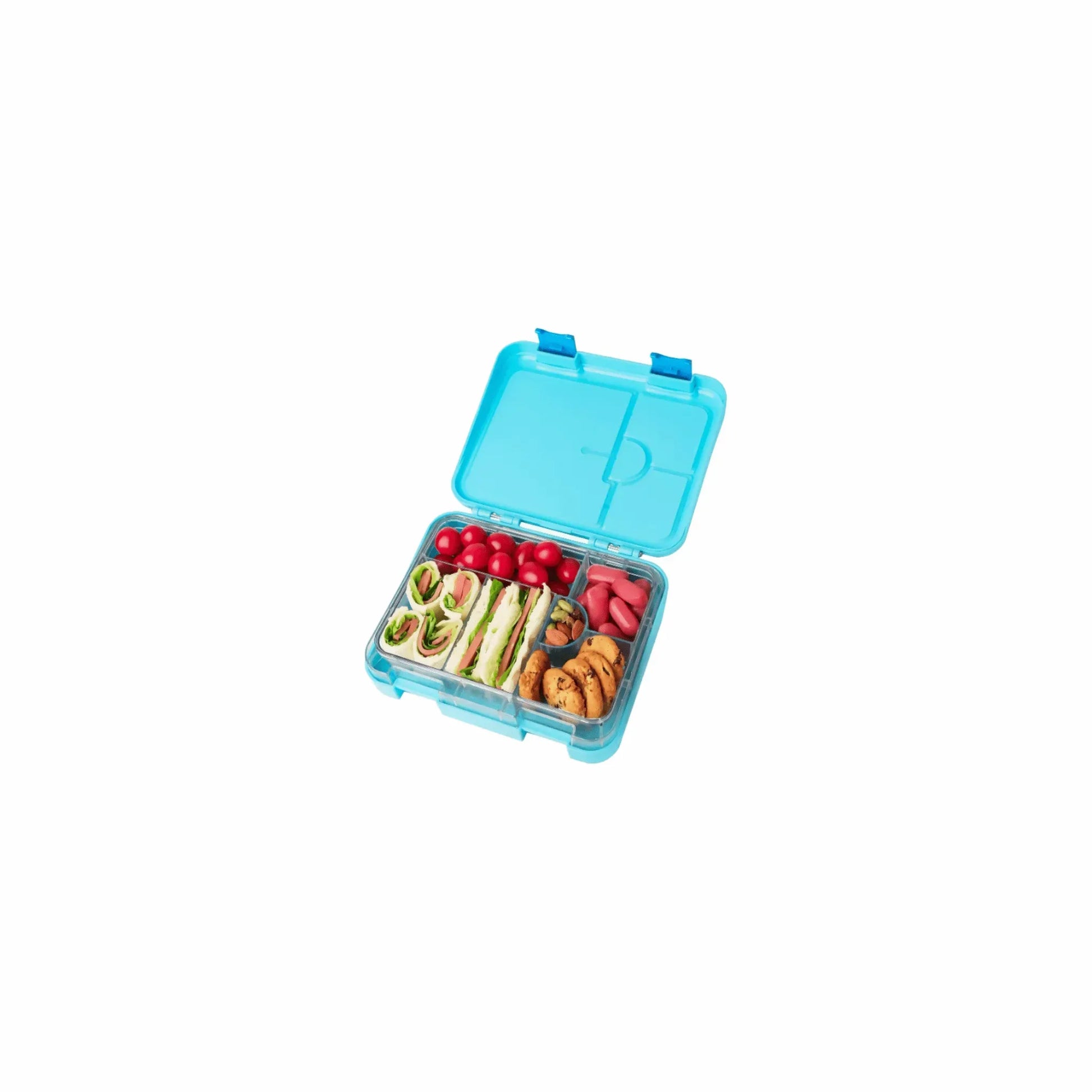 6-Section Lunch Box 1200ml - BPA Free with Leak-Proof Seal - Yalla Mart